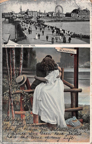 Blackpool posted 1910 - blackpool,