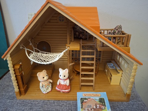 Sylvanian families log cabin - families,