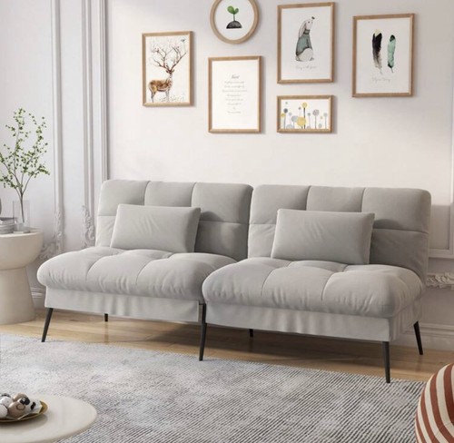 Modern fabric sofa bed - sofa, 3
