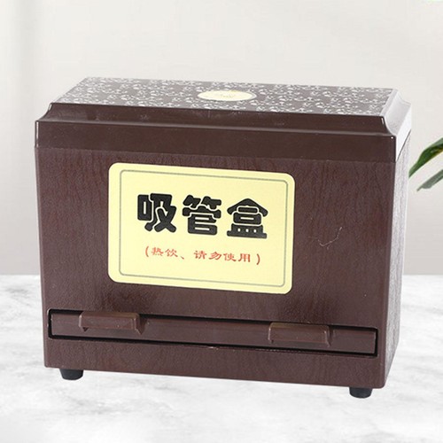 Straw dispenser with lid - dispenser,