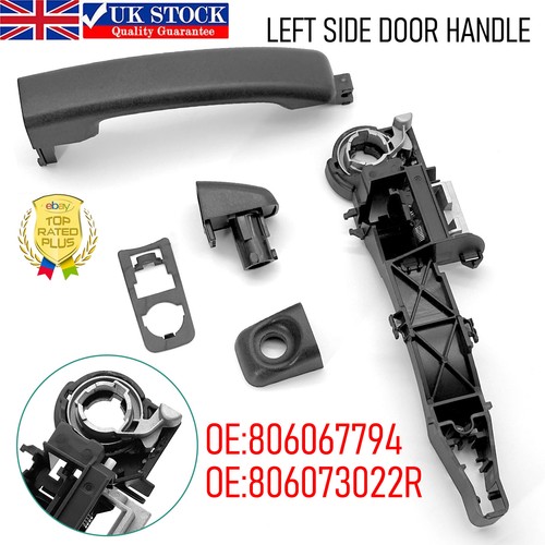 Left side sliding - door, handle
