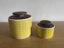 Set of Orla Kiely canisters