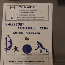 SALISBURY v WEYMOUTH F.A.CUP [JEFF ASTLE] 1975/6