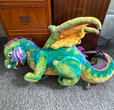 Melissa & Doug GIANT Stuffed Rainbow Dragon # 12121 Plush Toy with Wired Wings