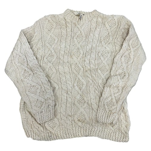 Vintage wool aran hand - vintage, knit