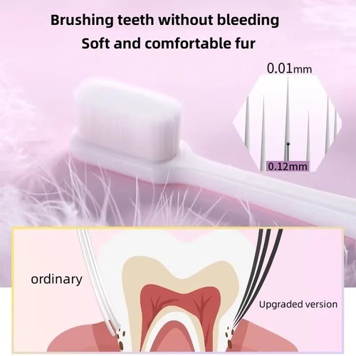 New ultra fine soft - ultra-fine, toothbrush