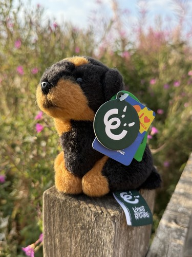 Rottweiler dog mini plush - 🖤,