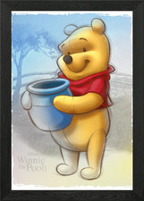 Winnie the Pooh Sketch Framed