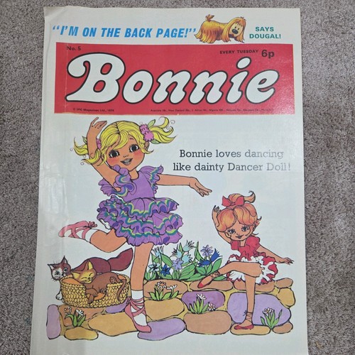 Bonnie comic 1974 vintage - comic,