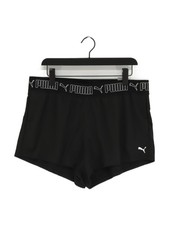 Puma Men's Shorts XL Black Polyester with Elastane, Nylon Sweat New with tags