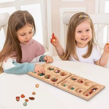 Mancala Solid Wooden Board