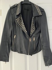 Zara Leather Studded Jacket