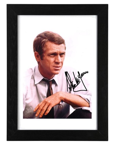 Steve mcqueen signed autograph - steve,
