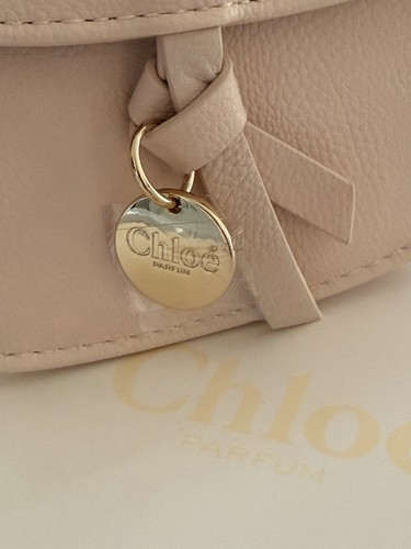 Chloe nude pink clutch - nude,