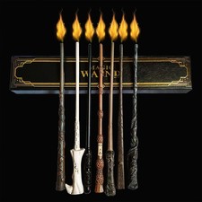 Harry Potter Magic Fire Wand Shooter Fireball Firing Wand Dumbledore Hermione·