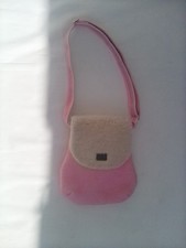 UGG Australia Handbag Pink Coloured Fluffy Top Bag