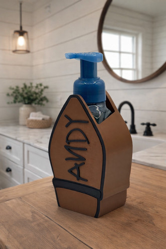 Toy inspired boot soap - boot, holder