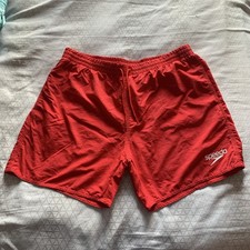 Speedo Men’s Red Swim Shorts. Very Good Condition. Size XL