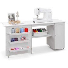 Foldable sewing table sewing