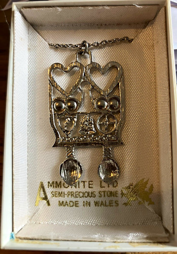 Welsh love spoon pendant made - spoon,