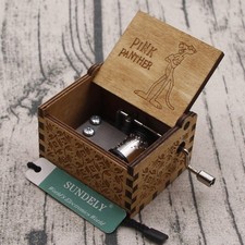 Wooden Music Box Engraved Toys Xmas Gift