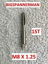 M8 HSS Metric Tap 8mm x 1.25mm