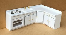 Dolls House 4 Piece White