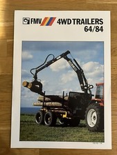 FMV 4WD Logging Trailer. Hiab Forestry.. 1980s  Classic Tractor