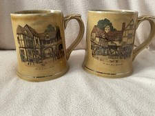 2x Vintage Wade Ireland Mugs 