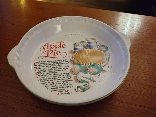 Vintage rayware apple pie dish - vintage,