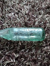 Codd Neck Bottle Aqua W Marble