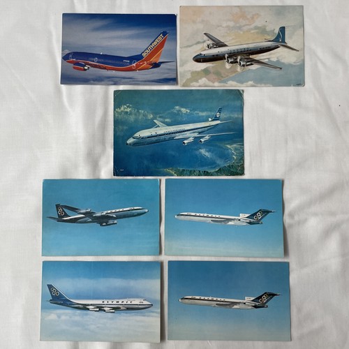 Airline postcards southwest - postcards, x7