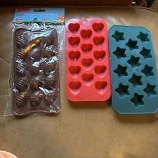 Bin Lakeland Silicone Easter Mini Egg Chocolate Moulds Ice Cube X 3