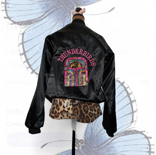 Vintage thunderbirds bomber - vintage,