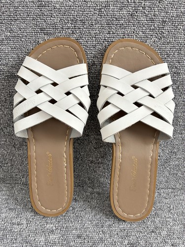 Salt water white leather - salt,
