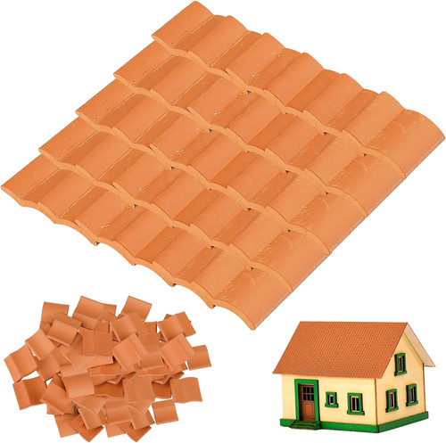 100 pcs miniature red clay - 100,