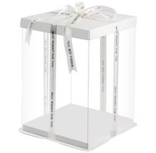 clear gift boxes with lids