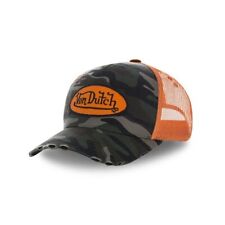 VON DUTCH HERITAGE CAP - CAMO - ORANGE PATCH/NET - *100% AUTHENTIC* *XMAS GIFT*
