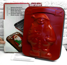 SANTA CLAUS Baking Cake Tin by Zenker. Xmas Boxed Nonstick Tin, Unused.