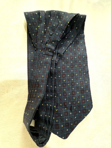 Tootal navy blue - blue, geometric