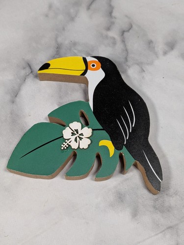 Wooden toucan decoration - wooden,