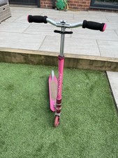 Osprey Kids Foldable Kick Scooter Adjustable Handlebars Brake Pink Girls