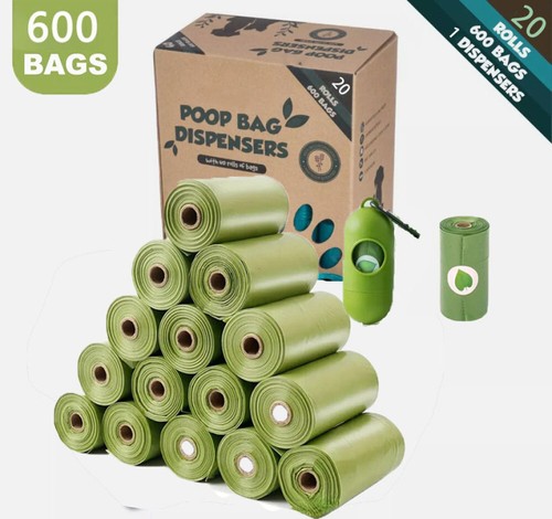 600pcs biodegradable dog poop - 600pcs,