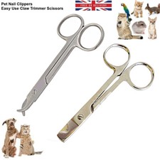 Pet Dog Nail Clippers Cat Rabbit Bird Easy Use Claw Trimmers Scissors