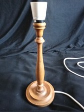 VINTAGE WOODEN LAMP BASE 32cm