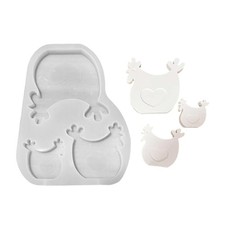 Silicone Mould Resin Molds Hen