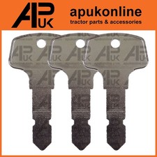 3x Ignition Switch Keys for