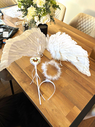 White feather angel wings - wings, with