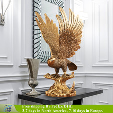 58cm Bronze Eagle Statue Hot