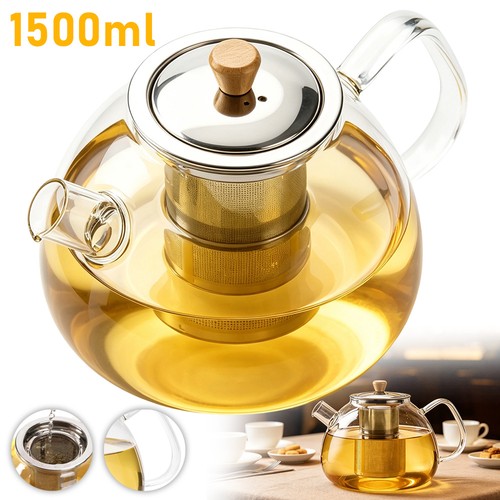 Glass teapot borosilicate - teapot,